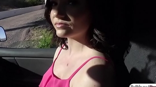 Jessica gets fucked in the car