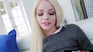 Elsa Jean, a real ultra curly girlfriend, demonstrates hard fashionable sex on webcam in the clip